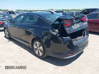 2015 Kia Optima Hybrid EX with VIN KNAGN4AD6F5091681, listed as a IAAI auction lot 42074960 with 162,748 mi miles. Bid and sale history available at carsss.com. Image 3.