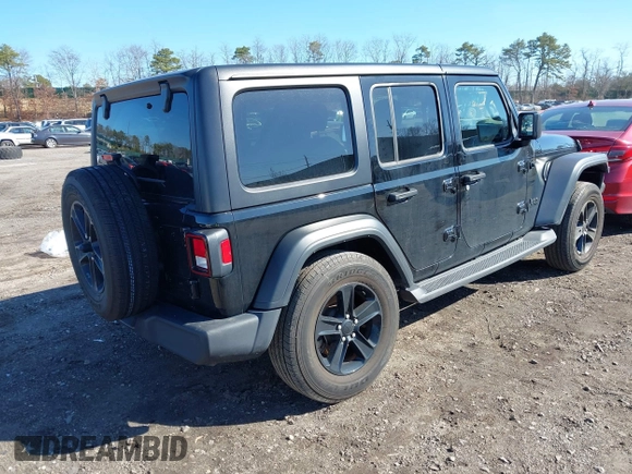 2023 Jeep Wrangler Sport S with VIN 1C4HJXDN6PW617814, listed as a IAAI auction lot 41810646 with 25,095 mi miles and . Bid and sale history available at DreamBid. Image 4.
