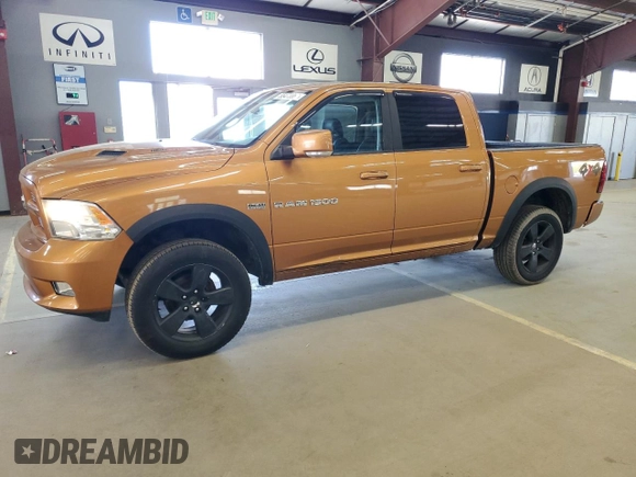 2012 Ram 1500 Sport with VIN 1C6RD7MT6CS255082, listed as a Copart auction lot 55473885 with 154,616 mi miles and Clean Title. Bid and sale history available at carsss.com. Image 1.