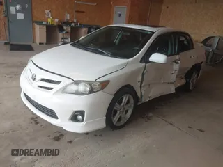 2013 Toyota Corolla L with VIN 5YFBU4EE5DP154224, listed as a IAAI auction lot 42133954 with 130,473 mi miles. Bid and sale history available at carsss.com. Image 2.