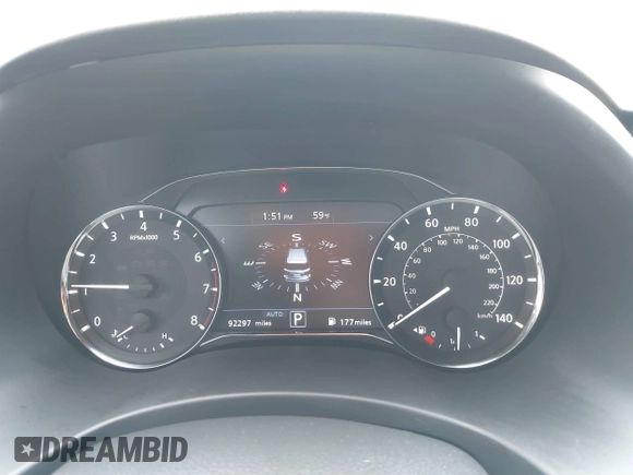 2020 Infiniti QX80 LUXE with VIN JN8AZ2NE8L9251265, listed as a IAAI auction lot 41892787 with 92,297 mi miles. Bid and sale history available at carsss.com. Image 7.