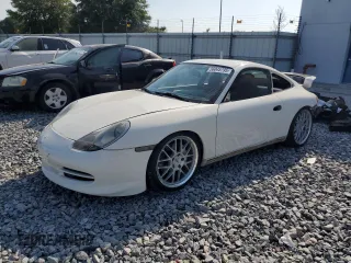 2000 Porsche 911 z VIN WP0AA2993YS620162, wystawiony jako Copart lot #56045795 z przebiegiem 49 453 mil mil oraz Szkoda całkowita • Salvage title. Historia ofert i sprzedaży dostępna na DreamBid. Obrazek 1.