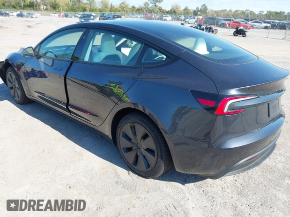 2025 Tesla Model 3 Long Range with VIN 5YJ3E1EA2SF910890, listed as a IAAI auction lot 41791583 with Not Provided miles and . Bid and sale history available at DreamBid. Image 3.