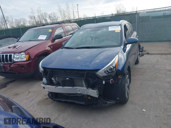2022 Kia Niro LX with VIN KNDCB3LCXN5512079, listed as a IAAI auction lot 42090560 with 36,552 mi miles. Bid and sale history available at carsss.com. Image 13.