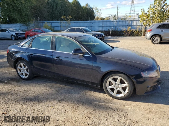2009 Audi A4 z VIN WAULF58K59N024807, wystawiony jako Copart lot #75260784 z przebiegiem Nie podano mil oraz Czysty tytuł • Clean title. Historia ofert i sprzedaży dostępna na DreamBid. Obrazek 4.