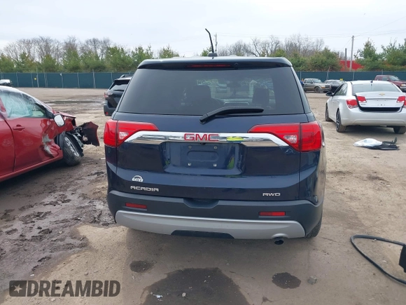 2017 GMC Acadia SLE with VIN 1GKKNRLA8HZ173019, listed as a IAAI auction lot 41960182 with 164,590 mi miles and . Bid and sale history available at DreamBid. Image 17.