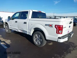 2017 Ford F-150 XL with VIN 1FTEW1EP9HFA26847, listed as a IAAI auction lot 41294852 with 152,543 mi miles. Bid and sale history available at carsss.com. Image 3.