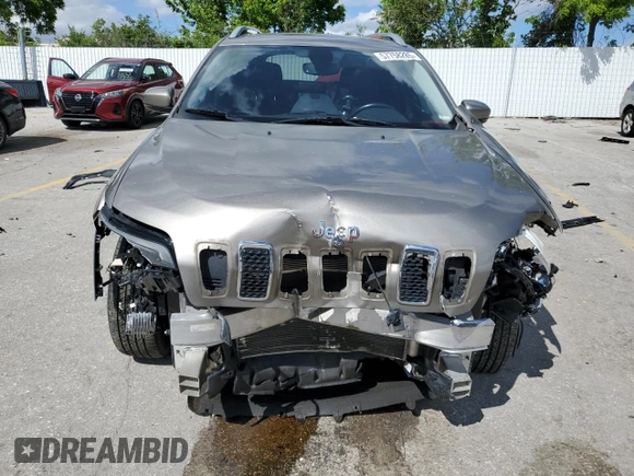 2019 Jeep Cherokee Limited with VIN 1C4PJMDX8KD286735, listed as a Copart auction lot 57758285 with 102,442 mi miles and Salvage title. Bid and sale history available at DreamBid. Image 5.