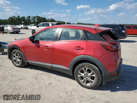2017 Mazda CX-3 Sport with VIN JM1DKDB72H0148787, listed as a Copart auction lot 74124464 with 137,004 mi miles and Salvage Title. Bid and sale history available at carsss.com. Image 2.