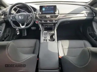 2021 Honda Accord Sport with VIN 1HGCV2F34MA004730, listed as a Copart auction lot 54352655 with 44,412 mi miles and Salvage title. Bid and sale history available at DreamBid. Image 8.