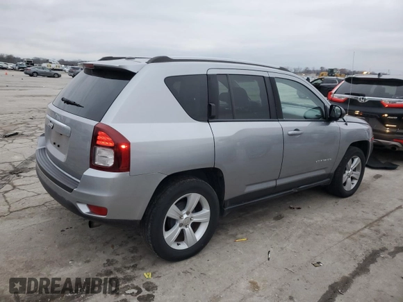 2017 Jeep Compass Sport with VIN 1C4NJCBA7HD124104, listed as a Copart auction lot 84603894 with 138,377 mi miles and Clean Title. Bid and sale history available at carsss.com. Image 3.
