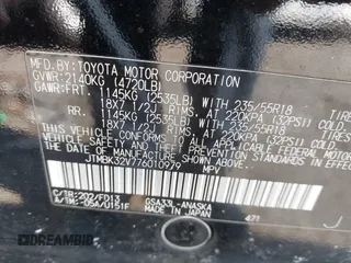 2007 Toyota RAV4 Sport with VIN JTMBK32V776010979, listed as a IAAI auction lot 41393774 with 162,754 mi miles. Bid and sale history available at carsss.com. Image 9.