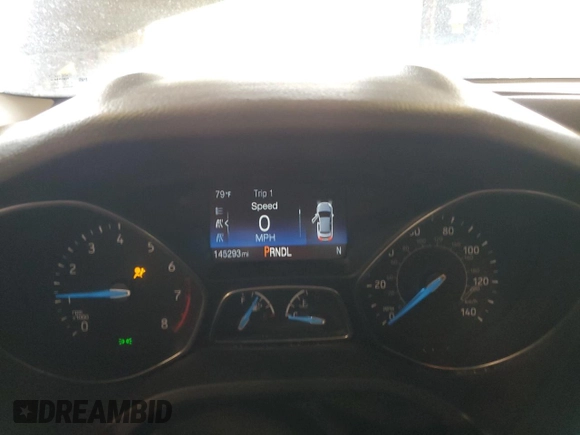 2017 Ford Focus SE with VIN 1FADP3F25HL308871, listed as a Copart auction lot 59723425 with 145,293 mi miles and Salvage title. Bid and sale history available at DreamBid. Image 9.