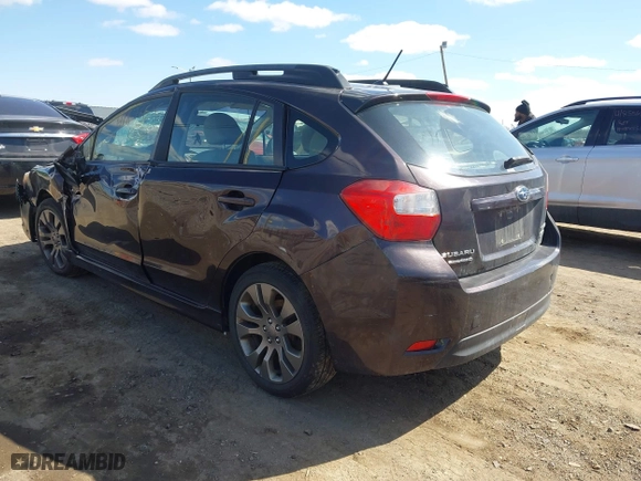 2013 Subaru Impreza Wagon 2.0i Sport Premium with VIN JF1GPAL60D2899622, listed as a IAAI auction lot 41875615 with 116,436 mi miles. Bid and sale history available at carsss.com. Image 3.