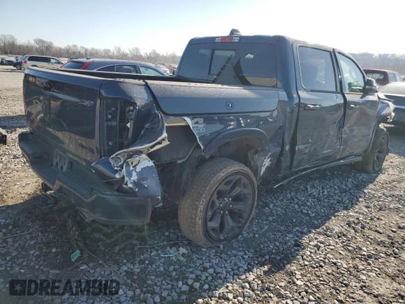 2023 Ram 1500 Limited with VIN 1C6SRFHT5PN666744, listed as a Copart auction lot 48538235 with 54,446 mi miles and Salvage title. Bid and sale history available at DreamBid. Image 3.