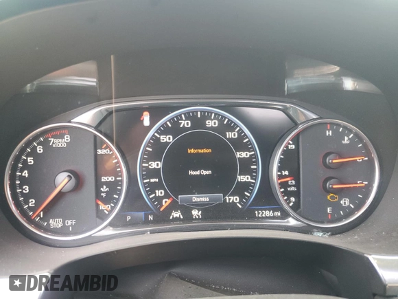 2023 Chevrolet Traverse Premier with VIN 1GNEVKKWXPJ181060, listed as a Copart auction lot 57329665 with 12,286 mi miles and Salvage title. Bid and sale history available at DreamBid. Image 9.