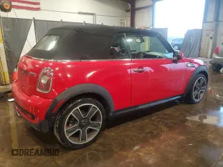 2010 MINI Convertible S with VIN WMWMS3C50ATY51636, listed as a Copart auction lot 66097715 with 103,525 mi miles and Salvage title. Bid and sale history available at DreamBid. Image 3.