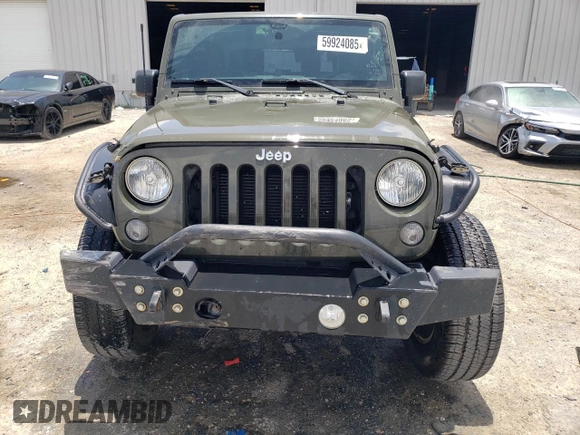 2016 Jeep Wrangler Sport с VIN 1C4GJWAG9GL113657, выставлен на аукционе Copart как лот 59924085 с пробегом 85 375 миль миль и Списание • Salvage title. История ставок и продаж доступна на DreamBid. Изображение 5.
