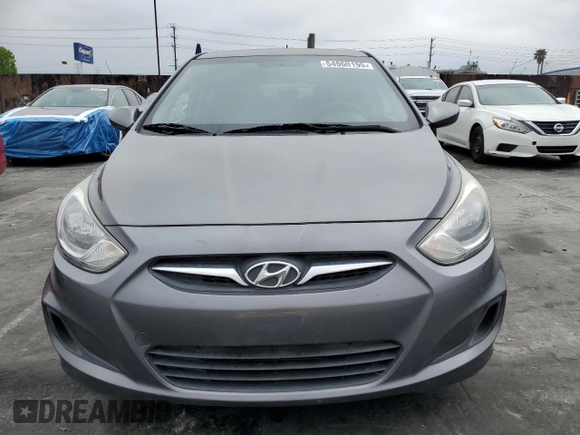 2014 Hyundai Accent GS with VIN KMHCT5AE4EU184401, listed as a Copart auction lot 54960195 with 135,134 mi miles and Clean Title. Bid and sale history available at carsss.com. Image 5.