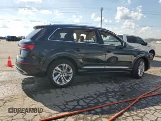 2023 Audi Q7 Premium Plus with VIN WA1LXBF70PD005334, listed as a Copart auction lot 61953055 with 43,136 mi miles and Salvage title. Bid and sale history available at DreamBid. Image 3.