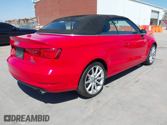 2016 Audi A3 2.0T Premium Plus with VIN WAU38LFF1G1014252, listed as a IAAI auction lot 41837550 with 71,757 mi miles. Bid and sale history available at carsss.com. Image 4.