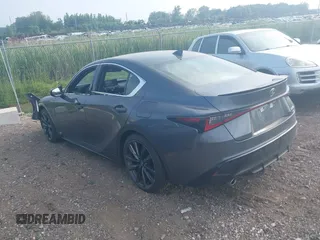 2024 Lexus IS 350 F Sport with VIN JTHBZ1E21R5036891, listed as a IAAI auction lot 42515614 with 6,904 mi miles and . Bid and sale history available at DreamBid. Image 3.