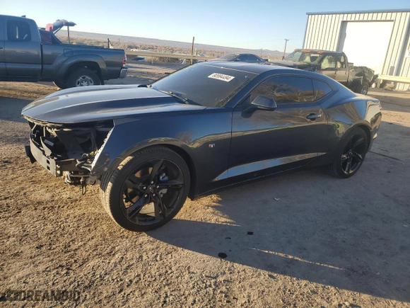 2021 Chevrolet Camaro 1LT with VIN 1G1FB1RX0M0103055, listed as a Copart auction lot 80994494 with 25,137 mi miles and Salvage Title. Bid and sale history available at carsss.com. Image 1.