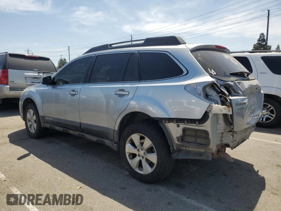 2012 Subaru Outback 2.5i с VIN 4S4BRBACXC3247219, выставлен на аукционе Copart как лот 58173125 с пробегом 133 826 миль миль и Списание • Salvage title. История ставок и продаж доступна на DreamBid. Изображение 2.