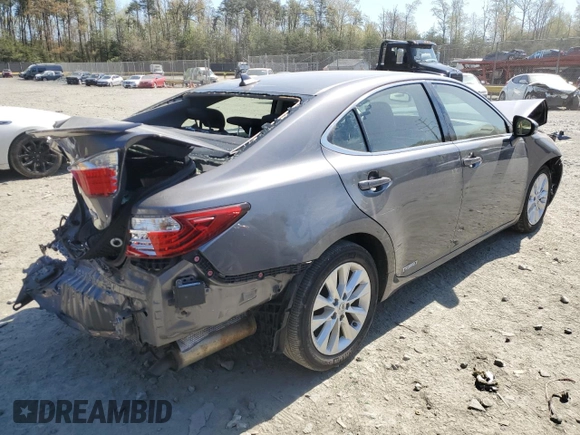 2014 Lexus ES 300h Hybrid with VIN JTHBW1GG0E2066607, listed as a Copart auction lot 53625625 with 125,817 mi miles and Salvage Title. Bid and sale history available at carsss.com. Image 3.
