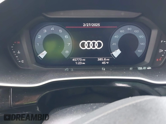 2023 Audi Q3 S line Premium with VIN WA1DECF37P1092891, listed as a IAAI auction lot 41672260 with 45,773 mi miles and . Bid and sale history available at DreamBid. Image 7.
