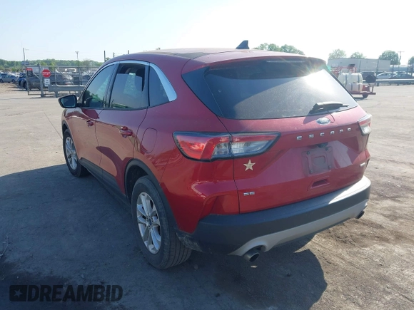 2020 Ford Escape SE with VIN 1FMCU0G62LUB94518, listed as a IAAI auction lot 42059244 with 62,543 mi miles and . Bid and sale history available at DreamBid. Image 3.