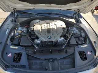 2009 BMW 7 Series 750Li with VIN WBAKB835X9CY57590, listed as a Copart auction lot 48168855 with 131,929 mi miles and Salvage title. Bid and sale history available at DreamBid. Image 12.