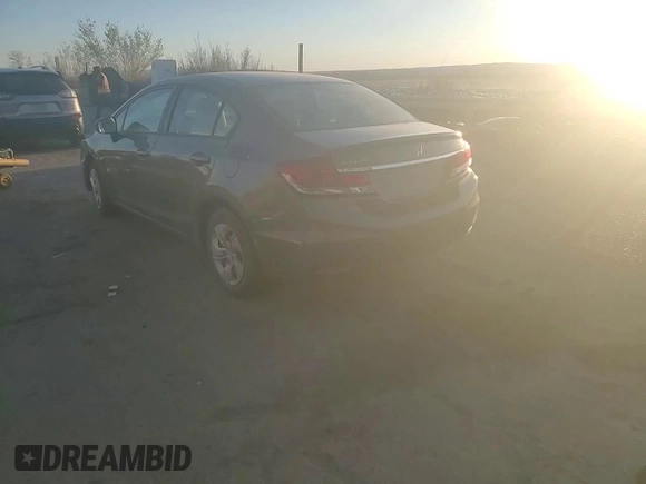 2014 Honda Civic Sedan LX with VIN 19XFB2F51EE010991, listed as a Copart auction lot 49179625 with 28,056 mi miles and Salvage Title. Bid and sale history available at carsss.com. Image 11.