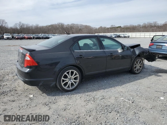 2012 Ford Fusion SEL with VIN 3FAHP0JGXCR222534, listed as a Copart auction lot 45819655 with 188,970 mi miles and Salvage Title. Bid and sale history available at DreamBid. Image 3.