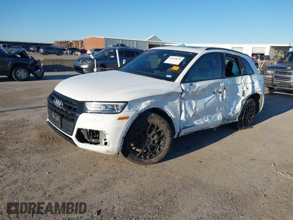 2020 Audi Q5 Premium with VIN WA1ANAFY0L2108873, listed as a IAAI auction lot 41310070 with 61,868 mi miles. Bid and sale history available at carsss.com. Image 14.