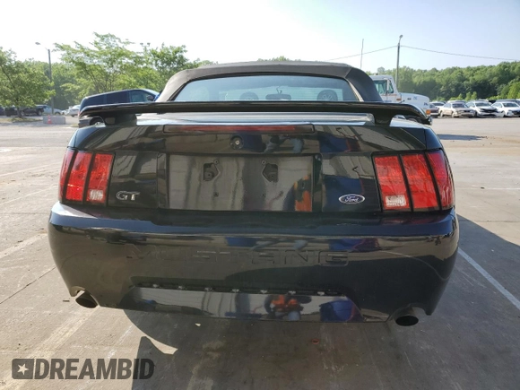 2002 Ford Mustang GT Deluxe with VIN 1FAFP45X02F201213, listed as a Copart auction lot 56493595 with 81,776 mi miles and Salvage title. Bid and sale history available at DreamBid. Image 6.