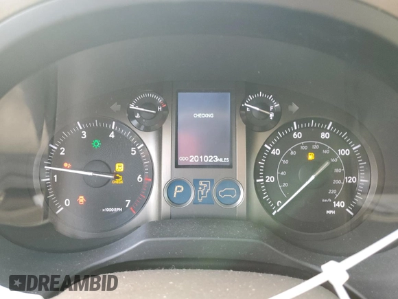 2010 Lexus GX 460 with VIN JTJBM7FX9A5011333, listed as a Copart auction lot 44585355 with 201,023 mi miles and Clean Title. Bid and sale history available at DreamBid. Image 9.