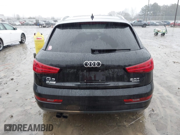 2018 Audi Q3 Premium with VIN WA1ECCFS1JR027495, listed as a IAAI auction lot 41568539 with 91,100 mi miles. Bid and sale history available at carsss.com. Image 16.