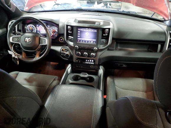 2019 Ram 1500 Big Horn/Lone Star with VIN 1C6SRFFT0KN586554, listed as a Copart auction lot 50652495 with 120,426 mi miles and Salvage Title. Bid and sale history available at carsss.com. Image 8.