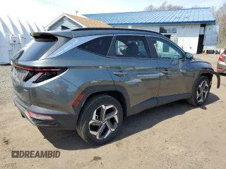 2023 Hyundai Tucson SEL with VIN 5NMJFCAE3PH210830, listed as a Copart auction lot 53682455 with 21,535 mi miles and Salvage Title. Bid and sale history available at DreamBid. Image 3.