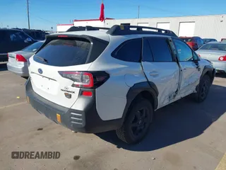 2024 Subaru Outback Wilderness с VIN 4S4BTGUDXR3221439, выставлен на аукционе IAAI как лот 41877646 с пробегом 27 189 миль миль и . История ставок и продаж доступна на DreamBid. Изображение 4.