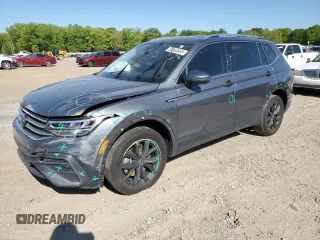 2024 Volkswagen Tiguan SE z VIN 3VV3B7AXXRM069012, wystawiony jako Copart lot #53163665 z przebiegiem 34 464 mil mil oraz Czysty tytuł • Clean title. Historia ofert i sprzedaży dostępna na DreamBid. Obrazek 1.