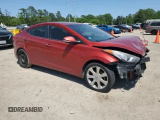 2013 Hyundai Elantra Limited with VIN KMHDH4AE2DU770397, listed as a Copart auction lot 51795655 with 146,281 mi miles and Salvage Title. Bid and sale history available at carsss.com. Image 4.