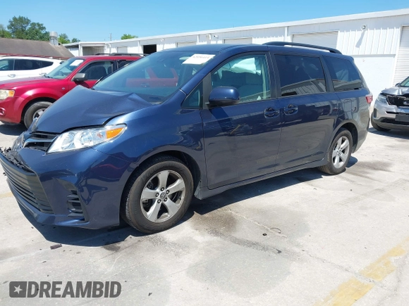2020 Toyota Sienna LE Auto Access Seat with VIN 5TDKZ3DC0LS047826, listed as a IAAI auction lot 42056414 with 68,443 mi miles and . Bid and sale history available at DreamBid. Image 17.