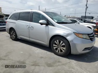 2014 Honda Odyssey EX-L with VIN 5FNRL5H64EB088080, listed as a Copart auction lot 56066845 with 238,512 mi miles and Clean Title. Bid and sale history available at DreamBid. Image 4.