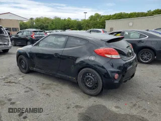 2015 Hyundai Veloster Turbo with VIN KMHTC6AE2FU240326, listed as a Copart auction lot 54400765 with 151,748 mi miles and Salvage title. Bid and sale history available at DreamBid. Image 2.