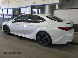 2025 Toyota Camry LE with VIN 4T1DAACK1SU508776, listed as a Copart auction lot 53907435 with 15,472 mi miles and Salvage Title. Bid and sale history available at carsss.com. Image 2.