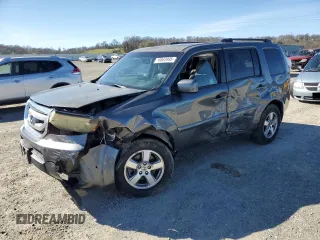 2011 Honda Pilot EX-L with VIN 5FNYF3H67BB030564, listed as a Copart auction lot 46863995 with 204,027 mi miles and Salvage Title. Bid and sale history available at carsss.com. Image 1.