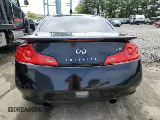 2006 Infiniti G35 with VIN JNKCV54E56M716555, listed as a Copart auction lot 53519244 with 190,854 mi miles and Salvage Title. Bid and sale history available at DreamBid. Image 6.
