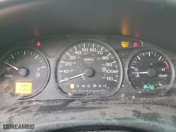 2002 Chevrolet Venture Plus 1SB Pkg with VIN 1GNDU03E72D199659, listed as a Copart auction lot 50313805 with 86,155 mi miles and Salvage Title. Bid and sale history available at carsss.com. Image 9.